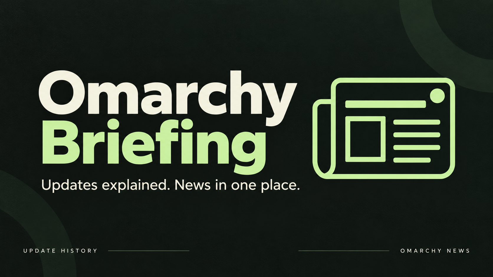 Omarchy Briefing repository preview