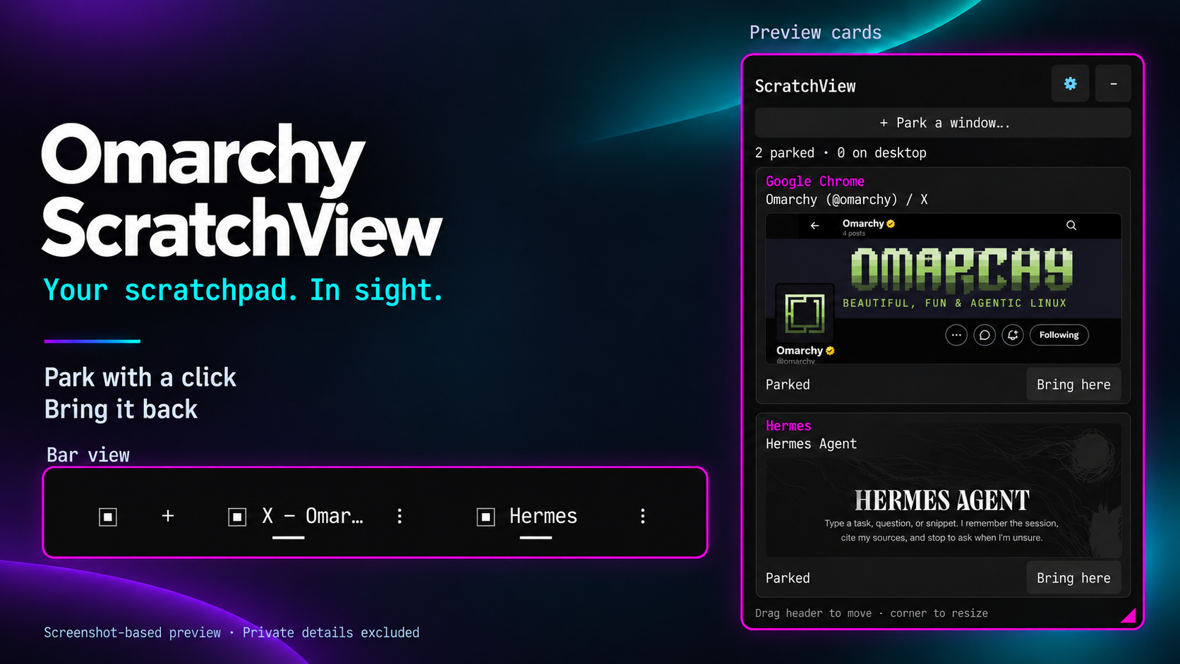 Omarchy ScratchView repository preview
